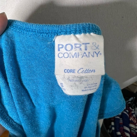 Port & Company blue takin me fishing graphic tank D1-28 - Picture 5 of 5